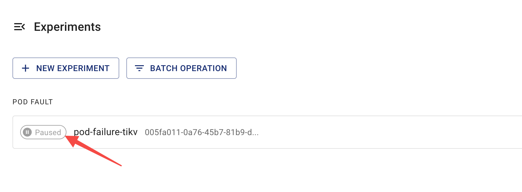 Experimental Status